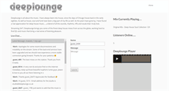 Desktop Screenshot of deeplounge.co.uk